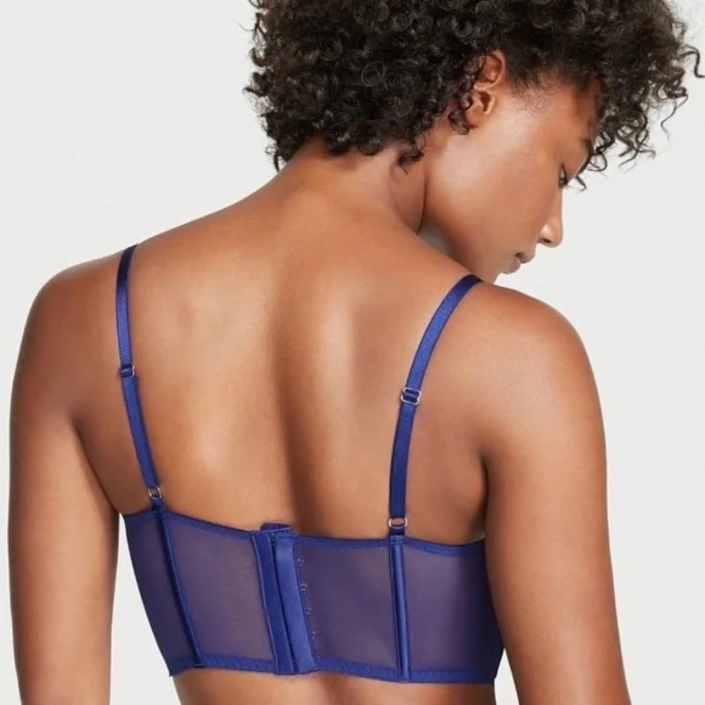 New! Victoria's Secret Very Sexy Hummingbird Embroidery Corset 45809 - Picture 3 of 9
